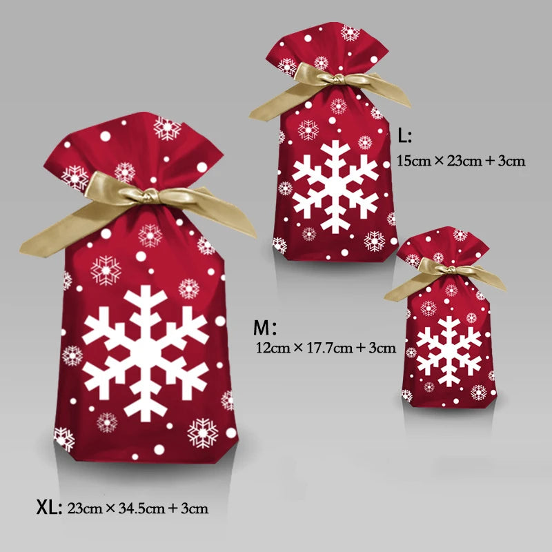 Christmas Drawstring Sweet Bags