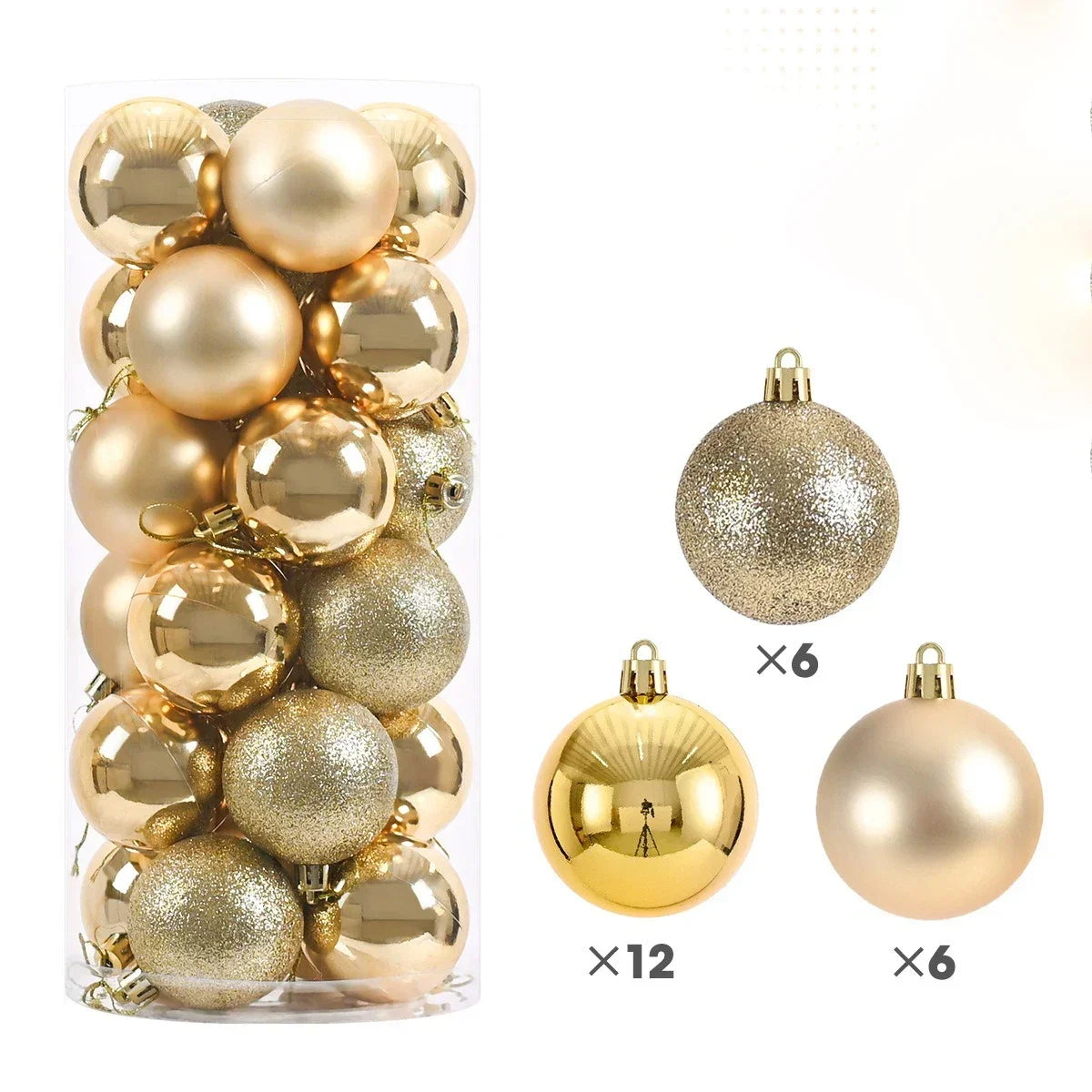 Christmas Baubles – 24 Pack