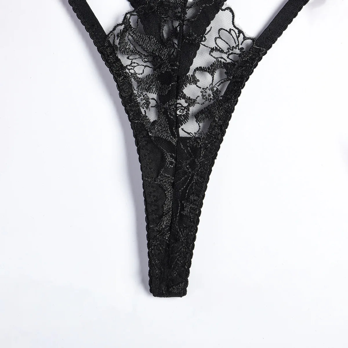 Women Sexy Lace Erotic Set Embroidery Hollow Out Lingerie Bra Set See Through Mesh Underwear Sexy Costumes