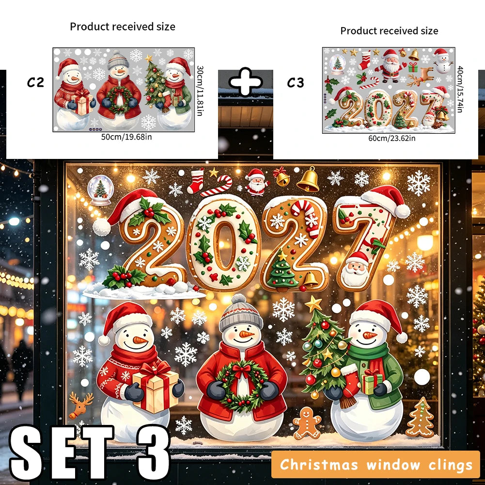 Christmas Window Clings
