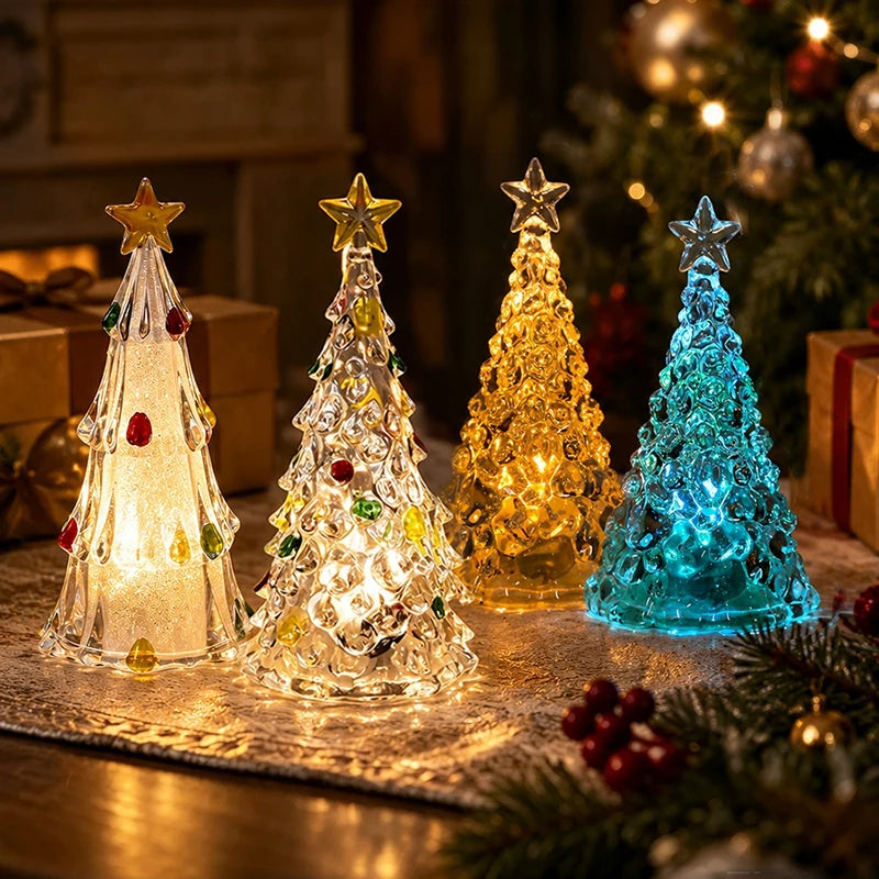 Crystal-Style Christmas Tree LED Light
