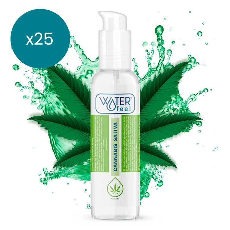 WATERFEEL - CANNABIS LUBRICANT 150 ML PACK 25 UNITS
