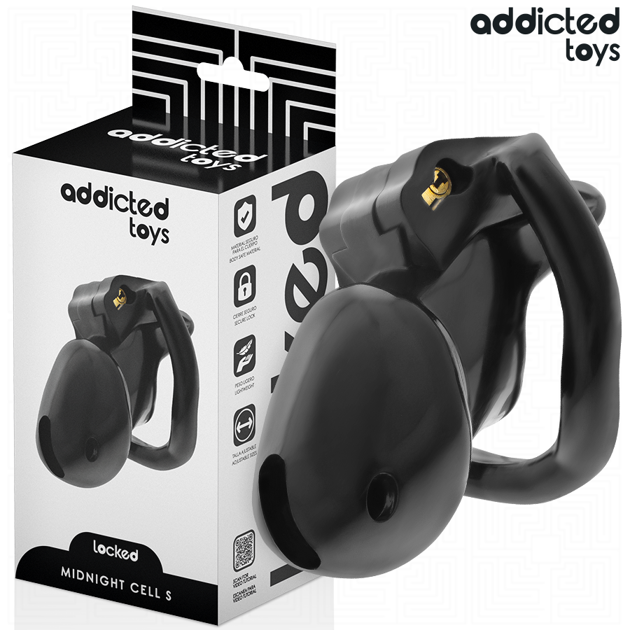 ADDICTED TOYS LOCKED - MINDNIGHT CELL PENIS CAGE SIZE S 4.8 CM