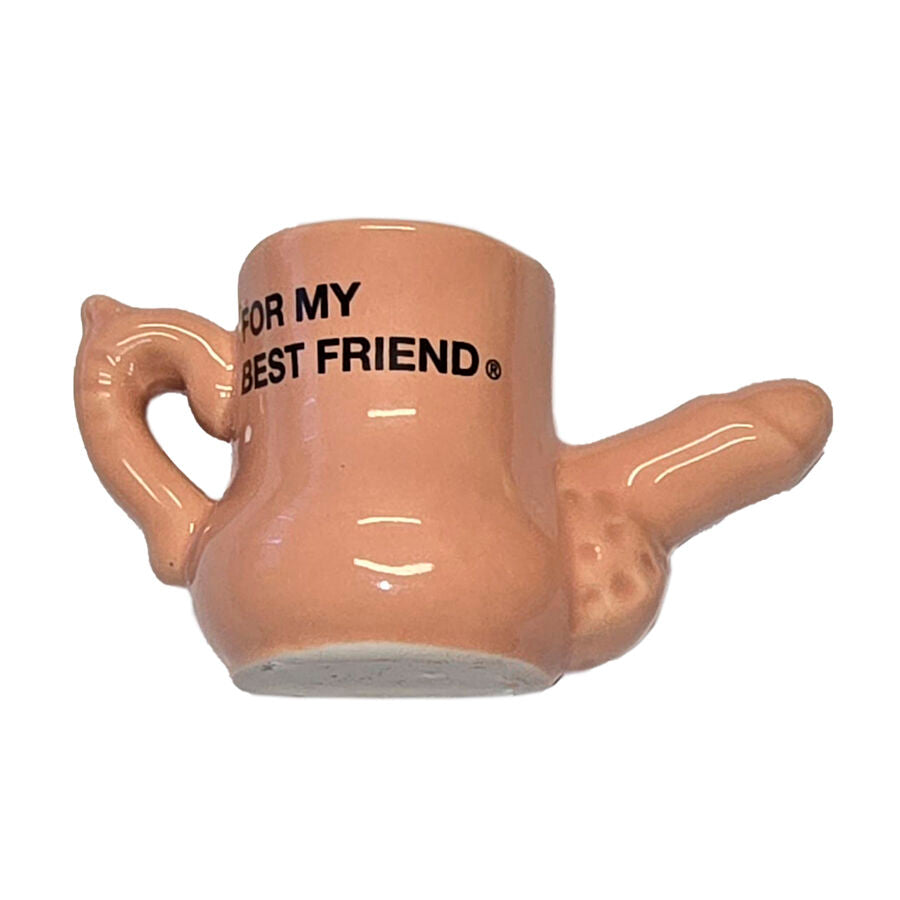 DIABLO PICANTE – CERAMIC MUG MAGNET WITH RAISED PENIS “FOR MY BEST FRIENDâ€