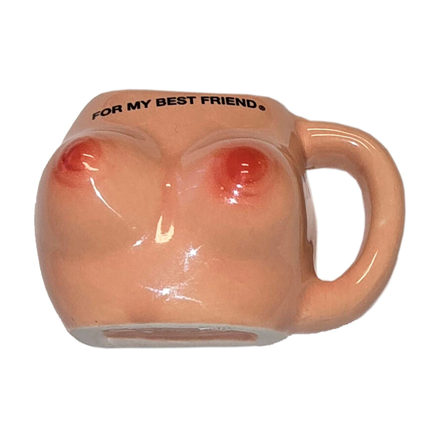 DIABLO PICANTE – BREAST MAGNET IN CERAMIC MUG “FOR MY BEST FRIENDâ€
