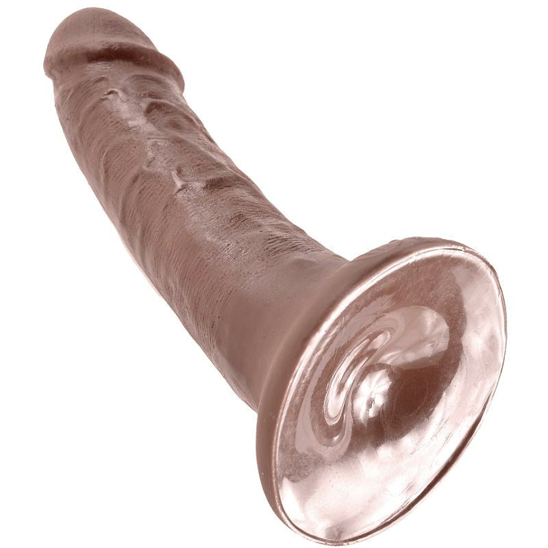 KING COCK - 6" COCK BROWN 15.2 CM