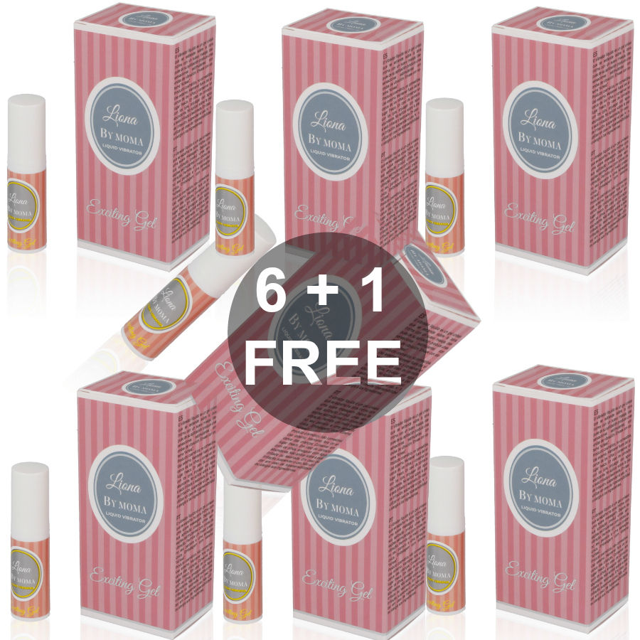LIONA BY MOMA LIQUID VIBRATOR EXCITING GEL 6 + 1 FREE