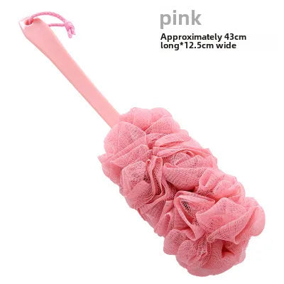 Bath Brush Color Plastic Long Handle Bath Brush Wavy Bath Brush Bath Brush Flower Rubbing Back Brush Bath Brush Head Bath Brush