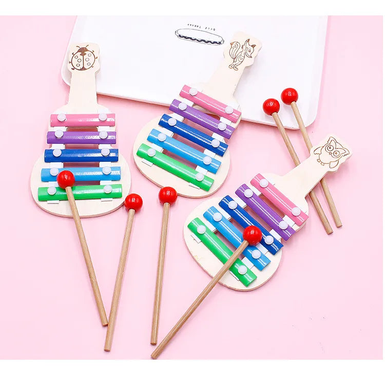 mini-plastic-hand-percussion-instrument-cartoon-baby-music-early-education-toy-gift-for-infants-0-2-years-old-wooden-material