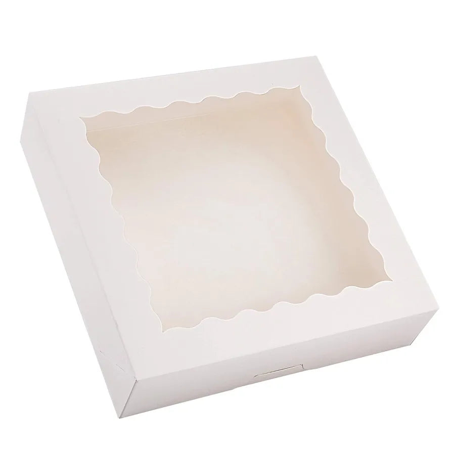 Creative Custom Valentine's Day Gift Box Baking Dessert Packaging Window Design Cake Box Pastry Box Personalized Shipping