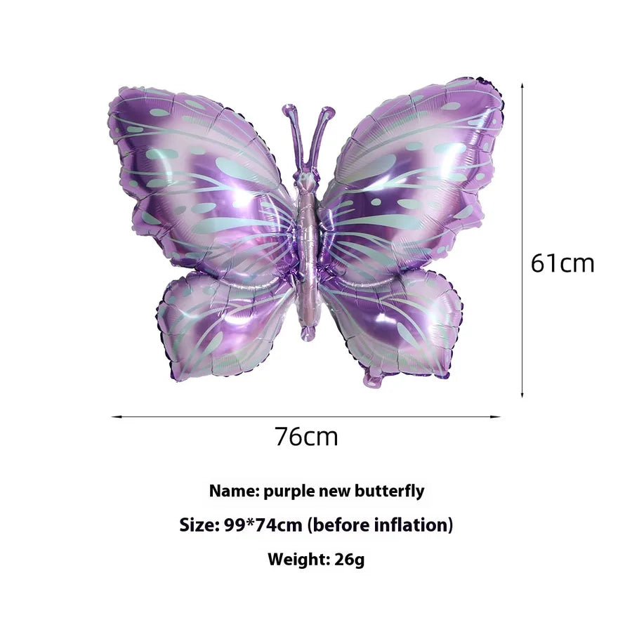 Cute Butterfly Aluminum Film Party Festival Balloons Party Supplies Balloons 1 Piece