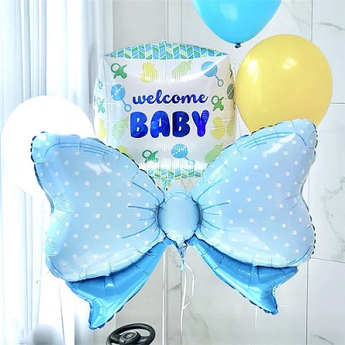 Cute Bow Knot Aluminum Film Birthday Balloons Party Supplies Balloons 1 Piece