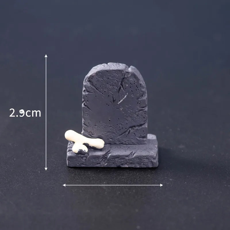 Halloween small ornaments skull mummy resurrection ghost festival horror resin ornaments home desktop creative decoration