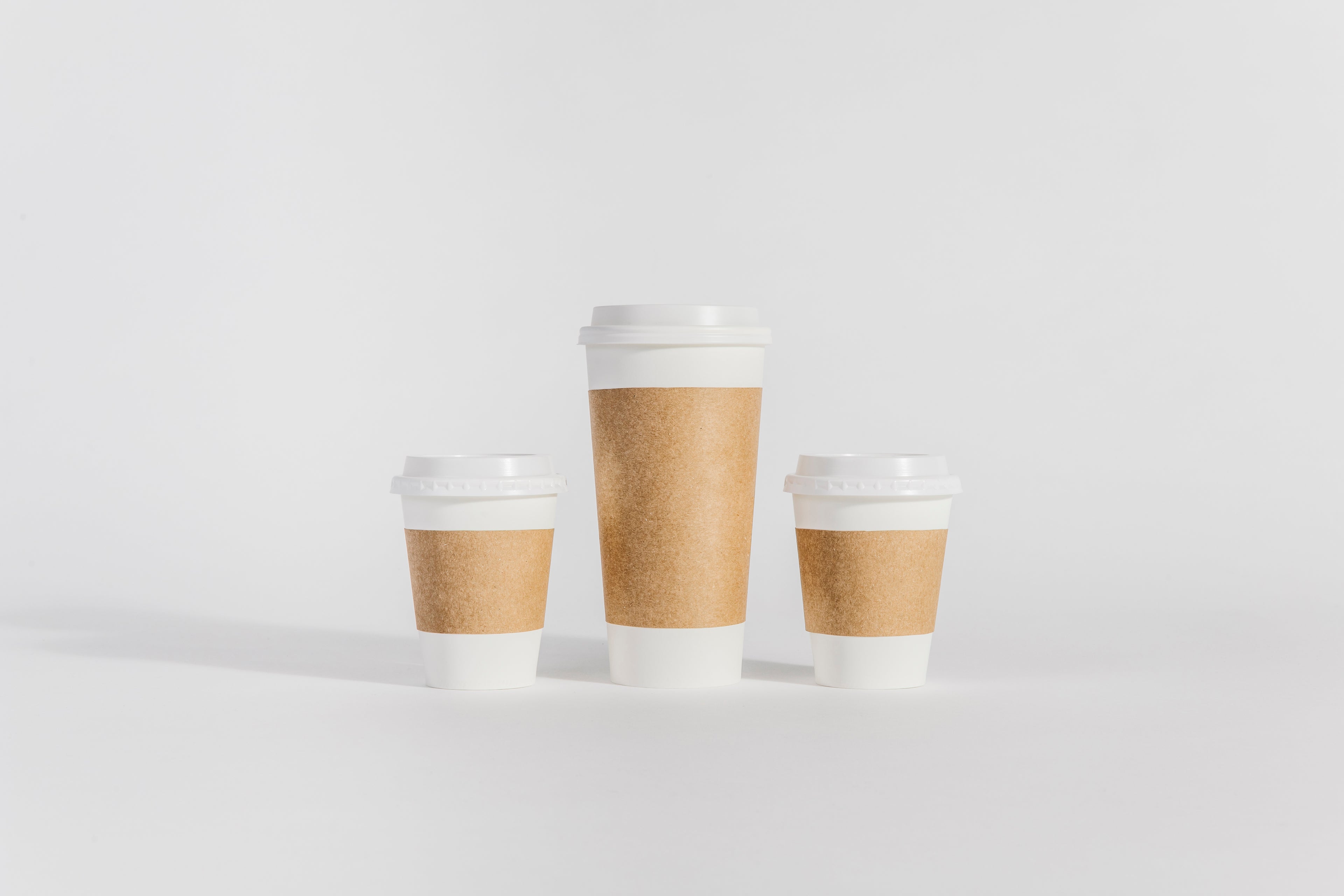 Plastic cups different sizes