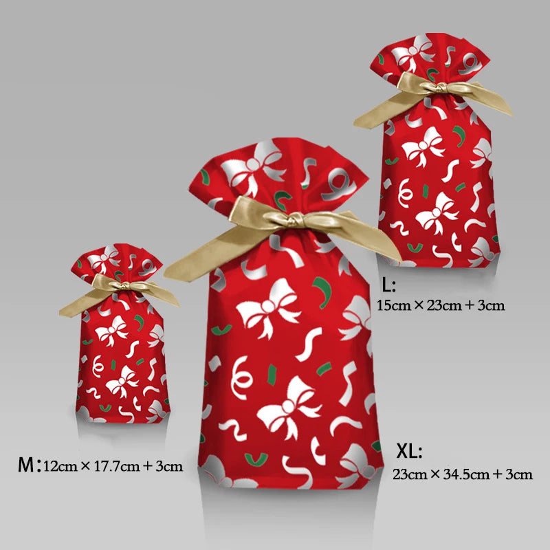 Christmas Drawstring Sweet Bags