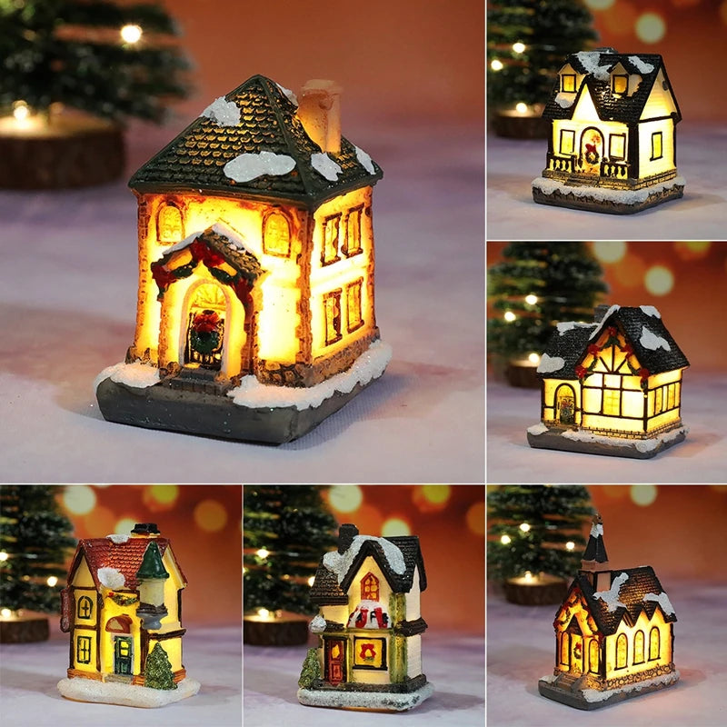 Light-Up Christmas House