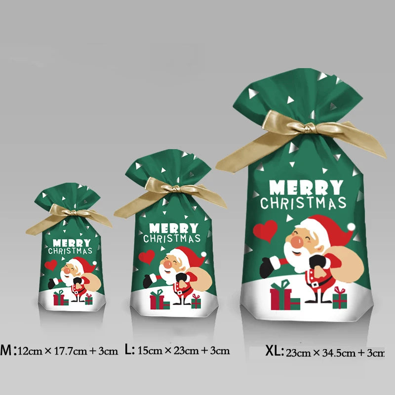 Christmas Drawstring Sweet Bags