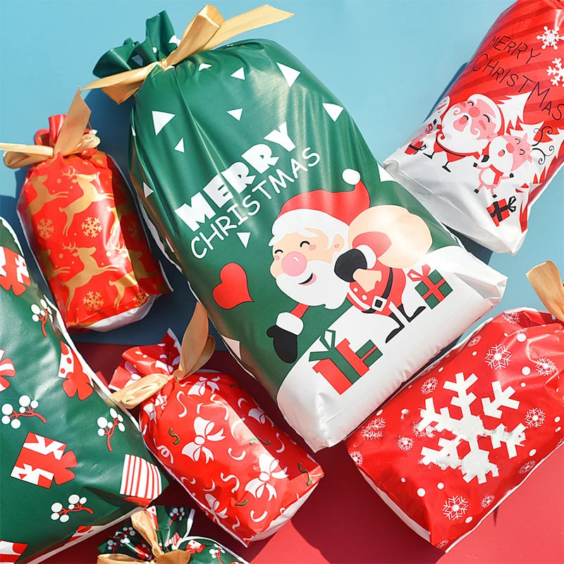 Christmas Drawstring Sweet Bags