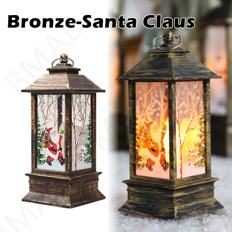 Christmas LED Candle Lantern