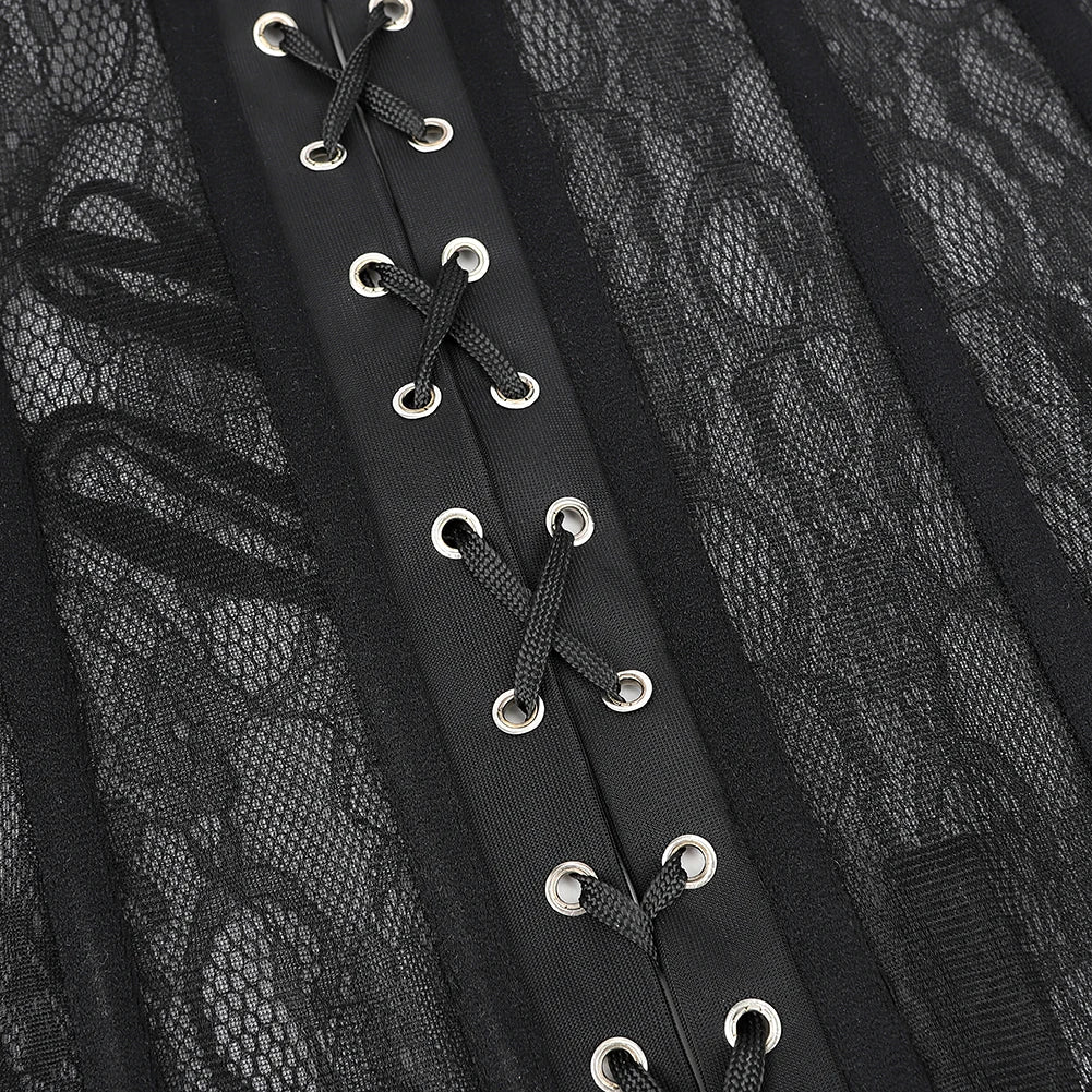 Black Lace Overbust Corset