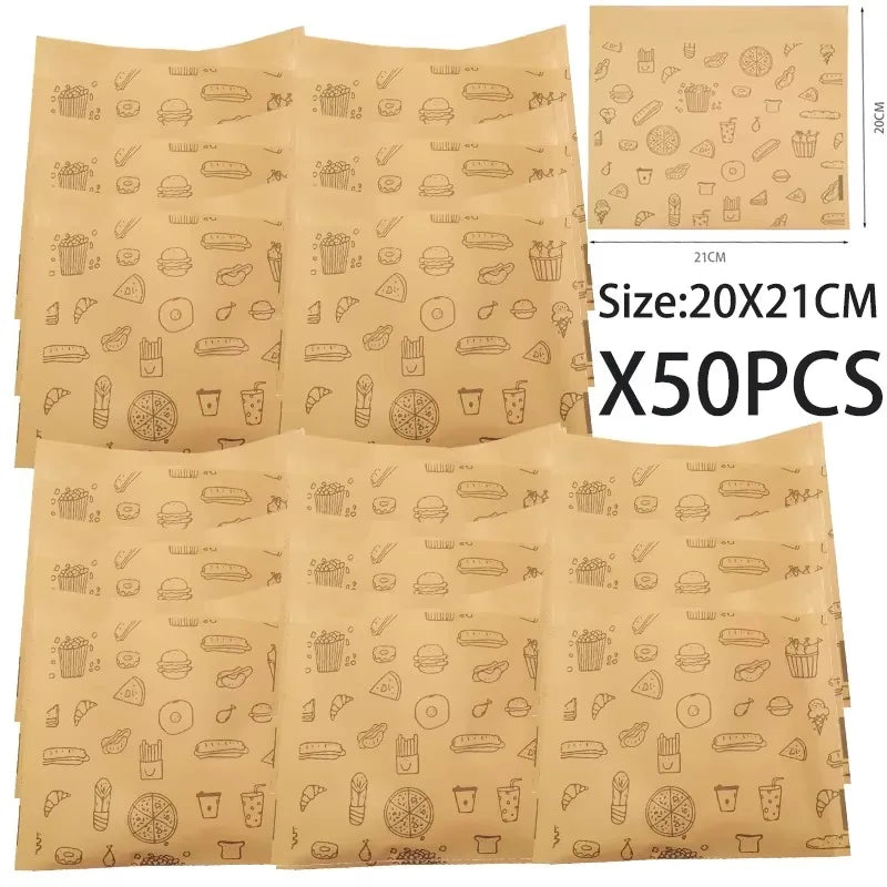 Greaseproof Paper Food Bags