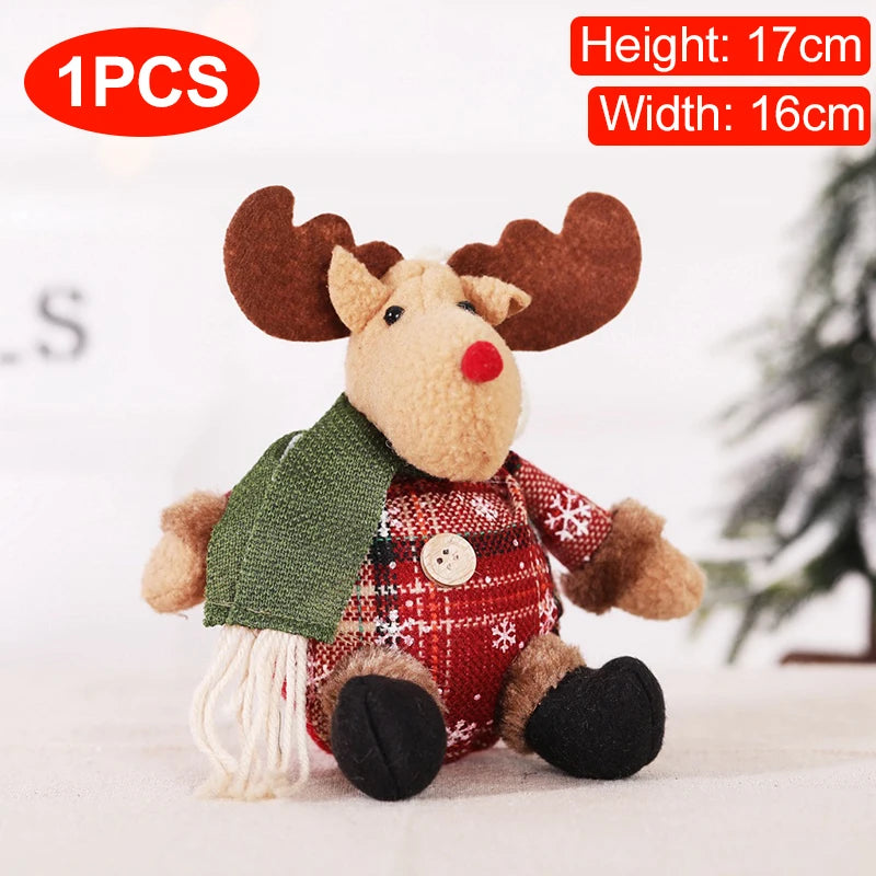 Standing Santa, Snowman and Reindeer Decorations