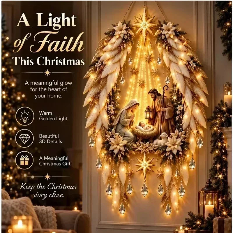 LED Bethlehem Star Wall Decoration