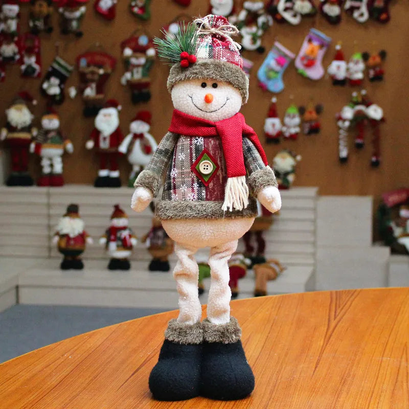 Standing Santa, Snowman and Reindeer Decorations