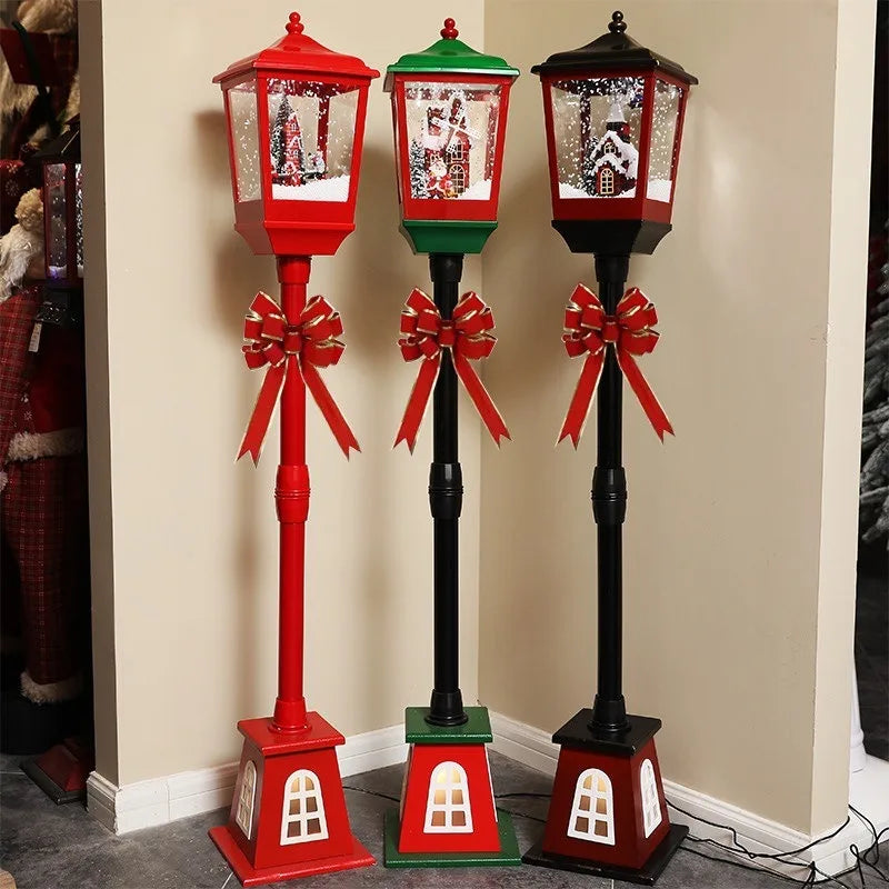 Musical Christmas Snow Lantern