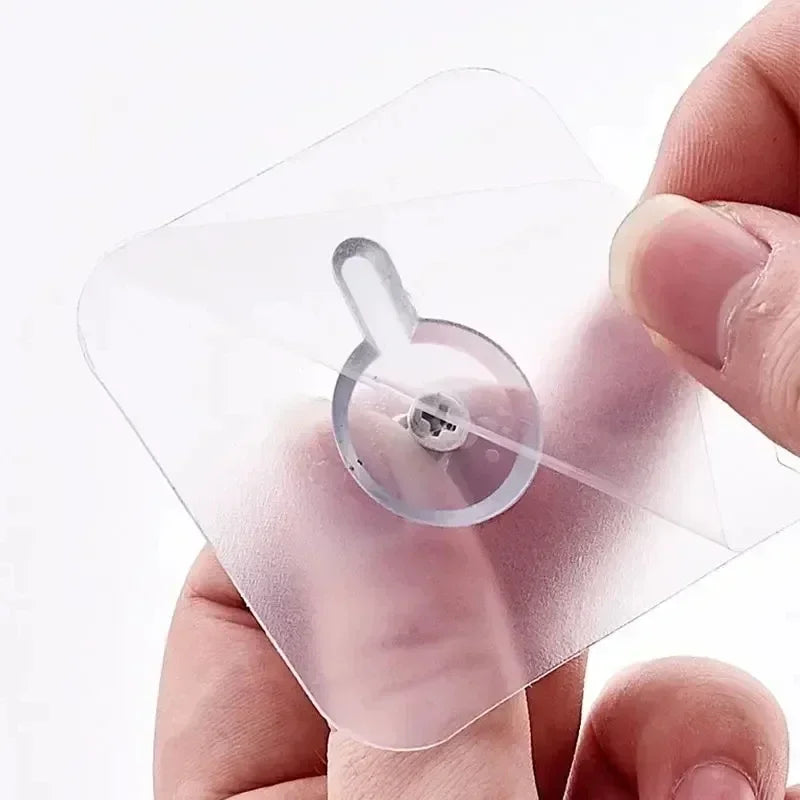 Transparent Self-Adhesive Wall Hooks