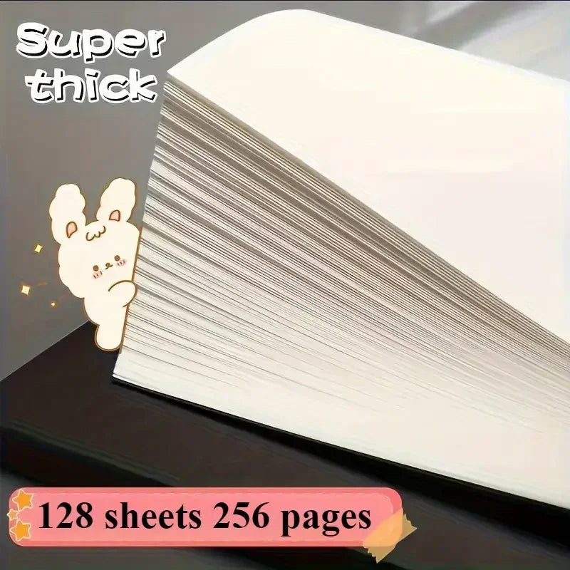 A5 Notepad 256 Pages Notebook Blank Sketchbook Notebooks Diary School Useful Stationery Journal Supplies Office