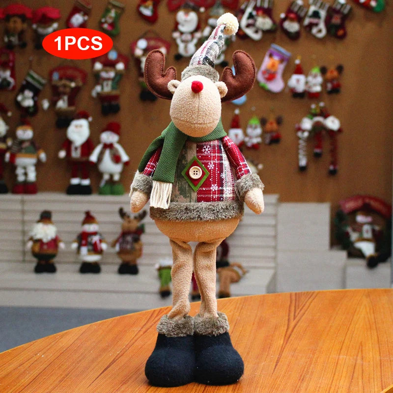 Standing Santa, Snowman and Reindeer Decorations