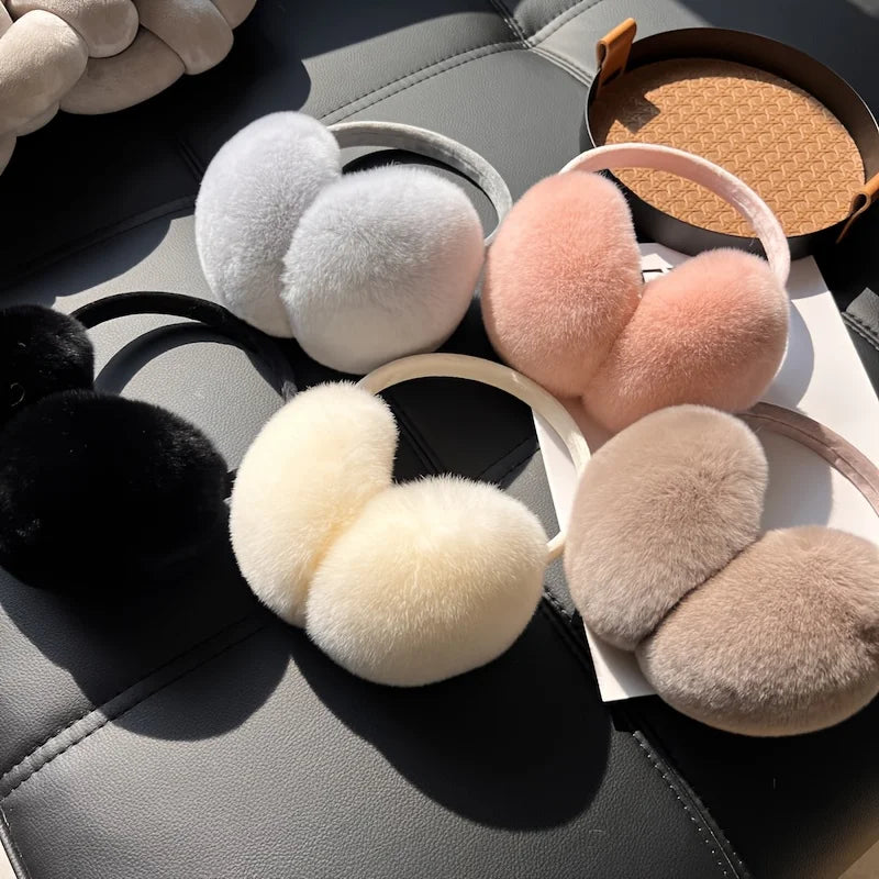 Folding Plush Winter Earmuffs