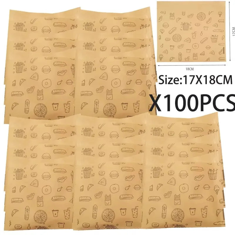 Greaseproof Paper Food Bags