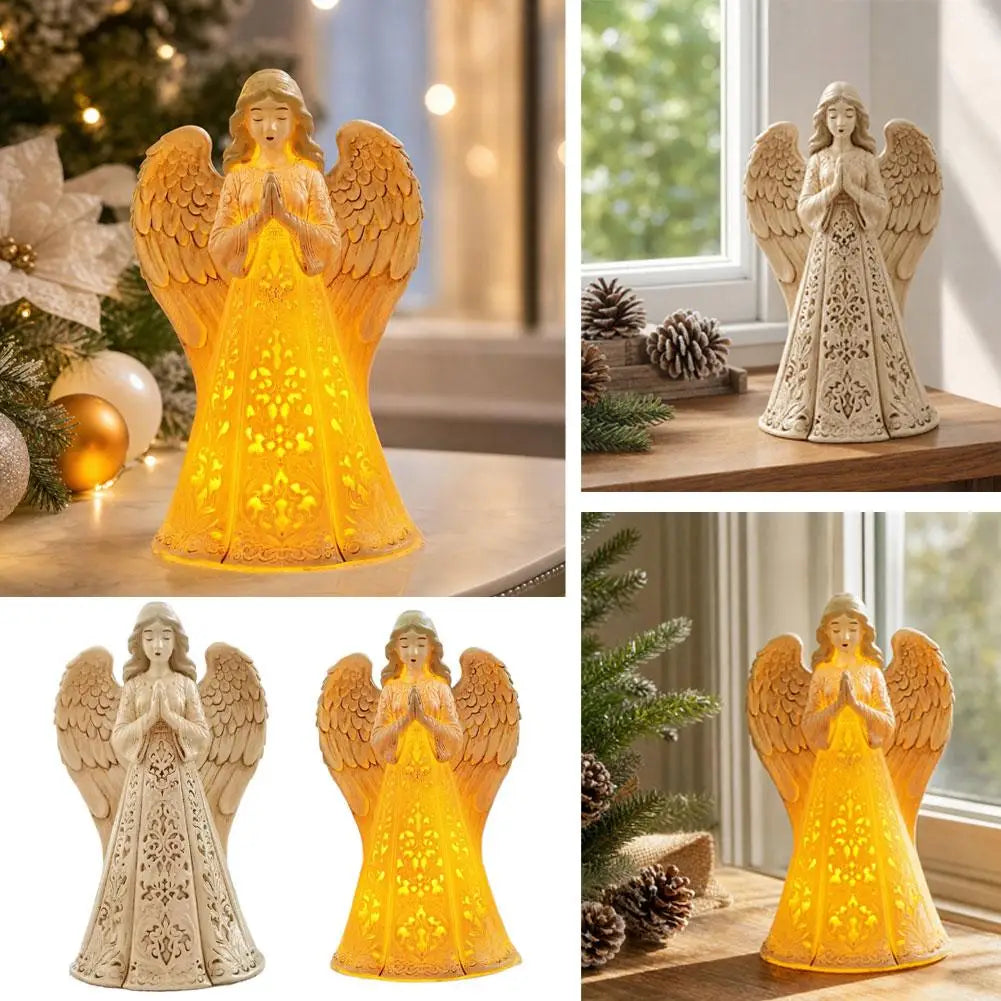 LED Praying Angel Ornament