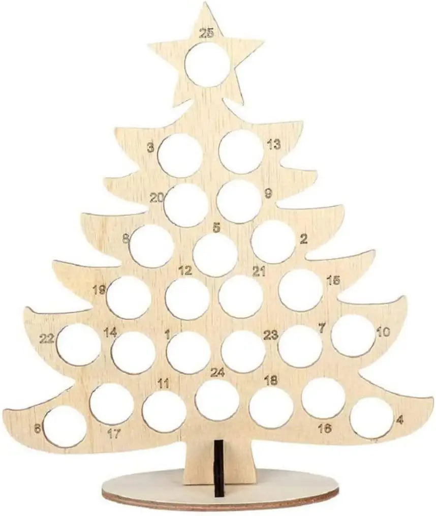 Wooden Chocolate Holder Advent Calendar