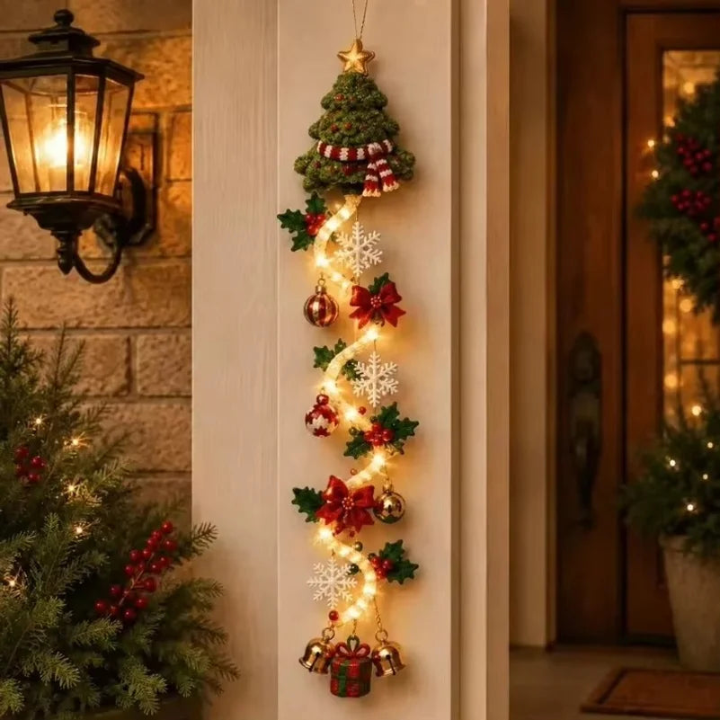 LED Crochet Christmas Hanging Decoration