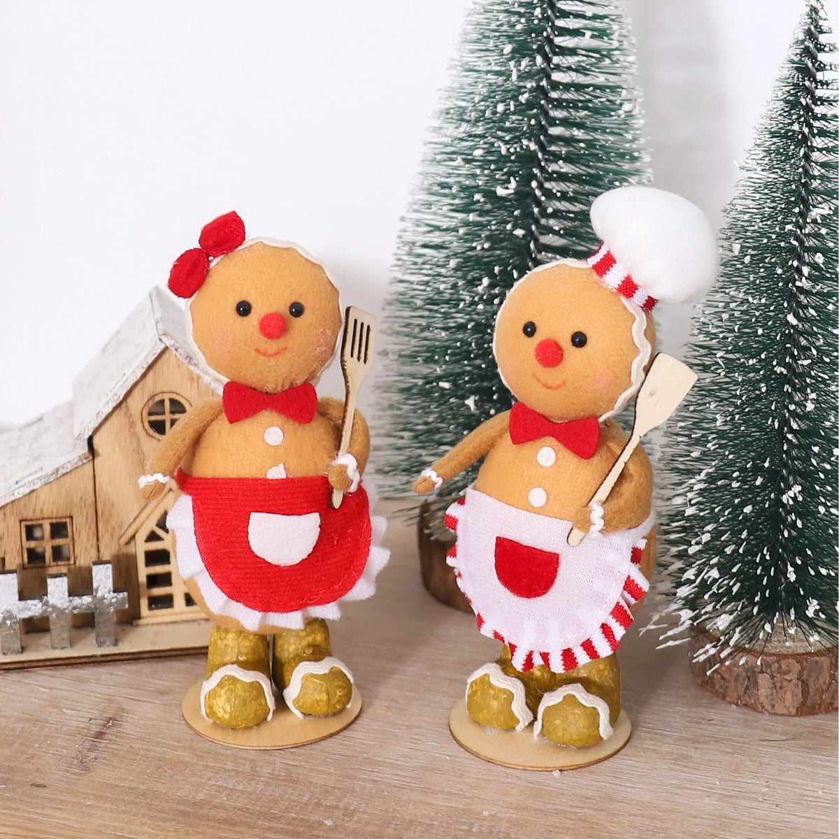 Gingerbread Chef Plush Decorations