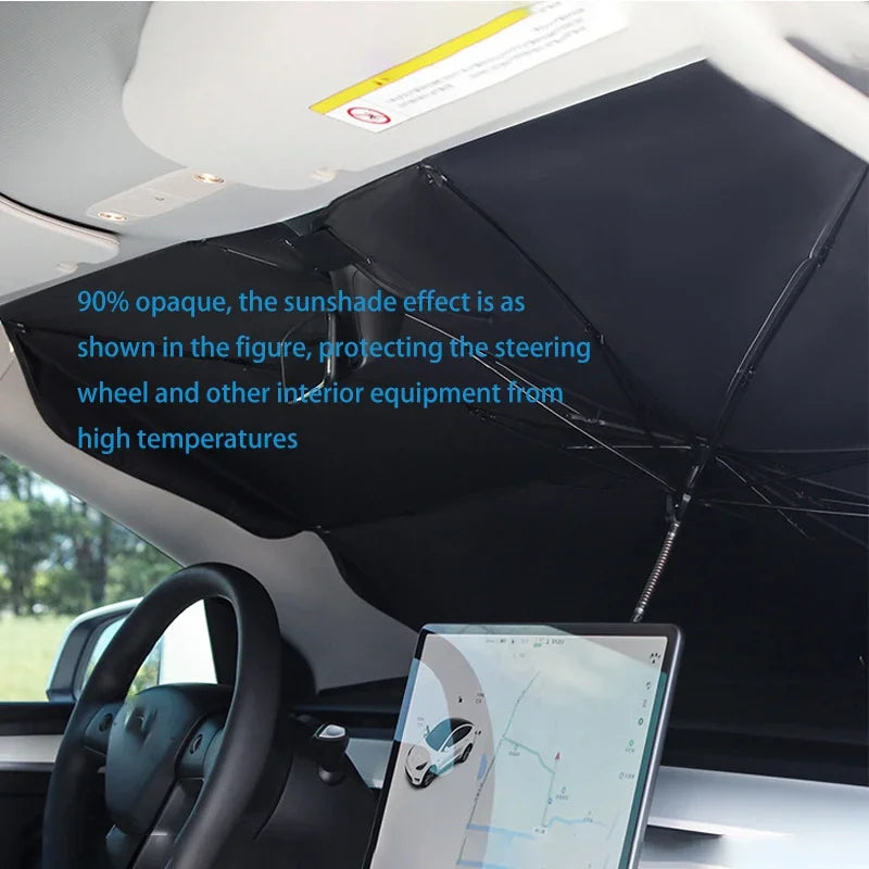 Folding Car Windscreen Sunshade