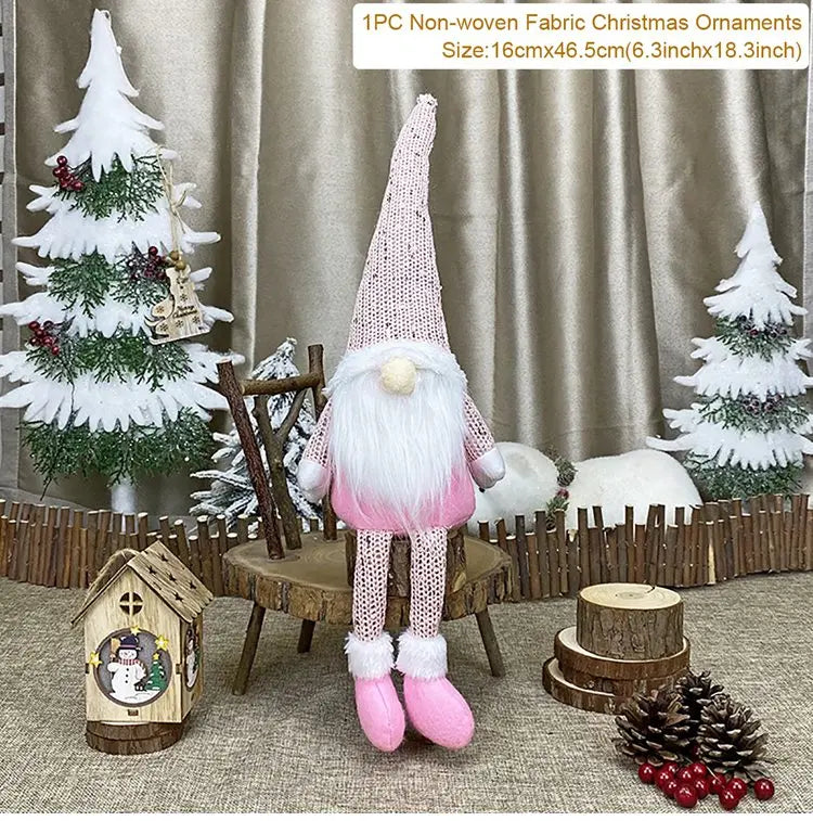 Standing Santa, Snowman and Reindeer Decorations
