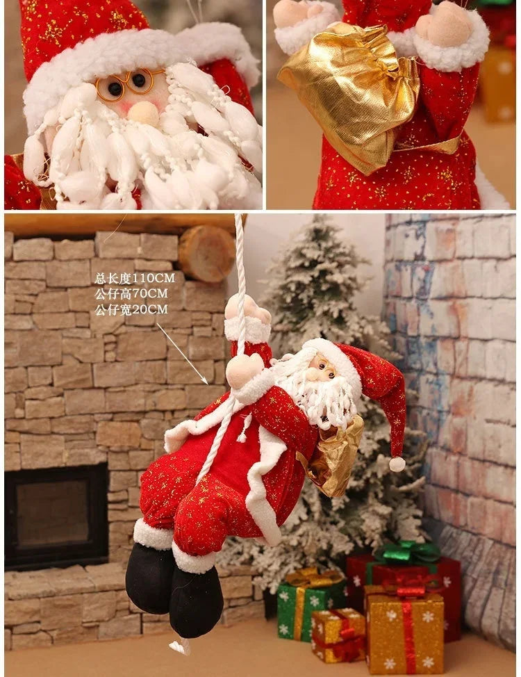 Fabric Santa Decoration – 30 cm