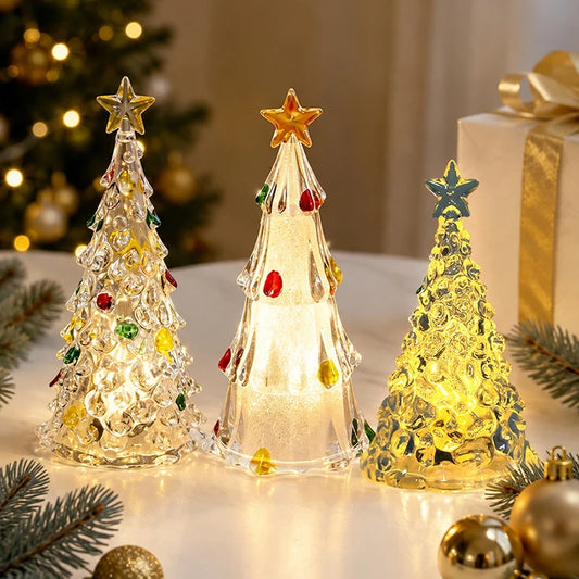 Crystal-Style Christmas Tree LED Light