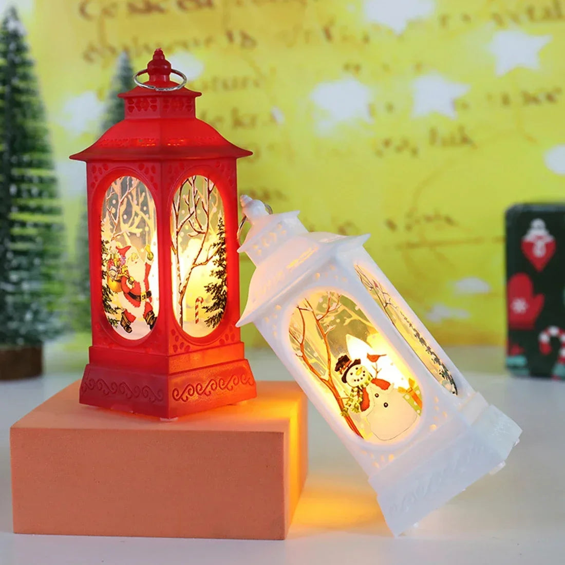 Christmas LED Candle Lantern