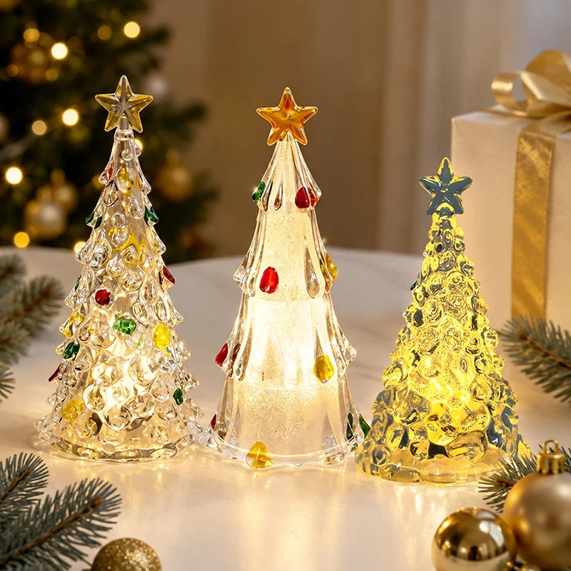 Crystal-Style Christmas Tree LED Light