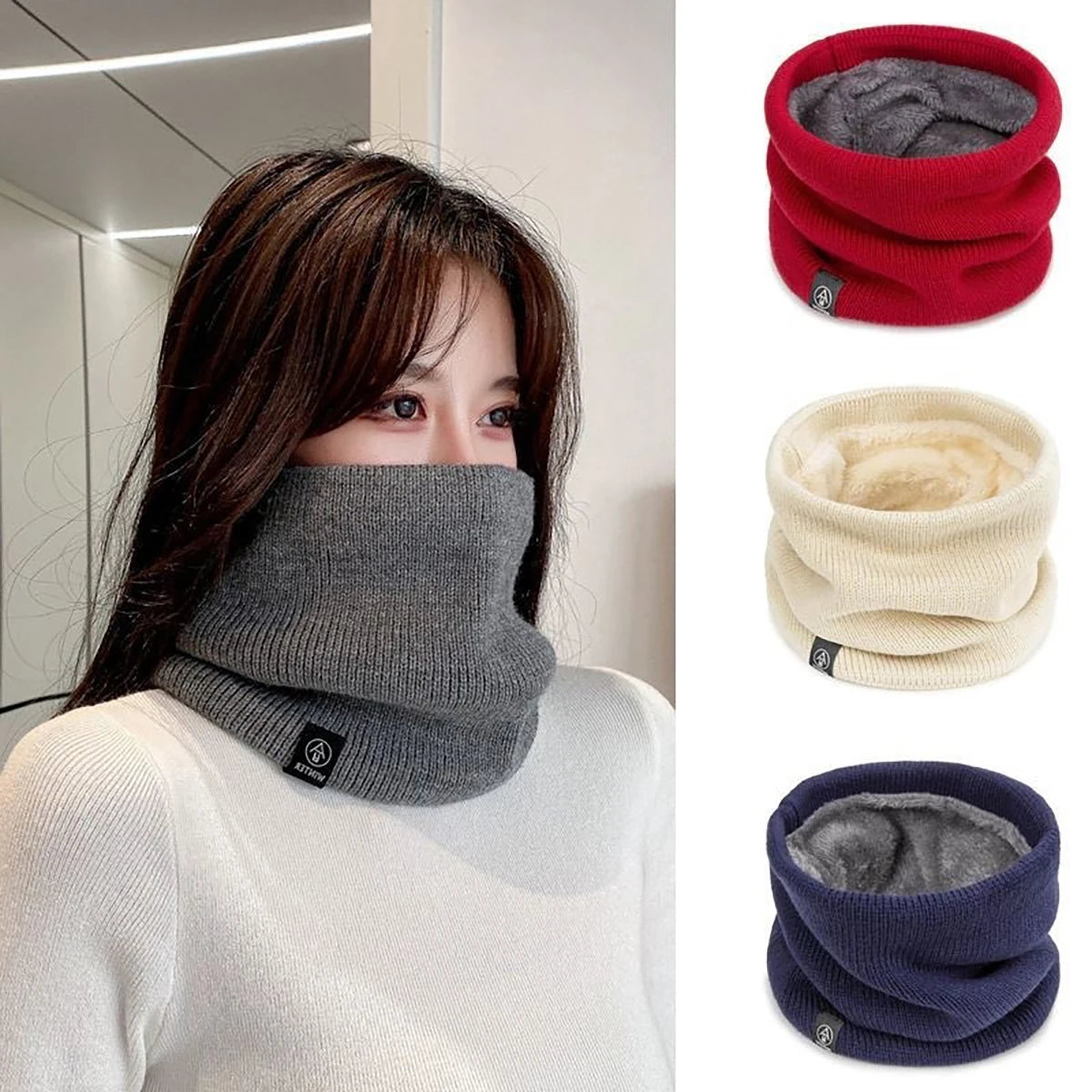 Knitted Winter Neck Warmer