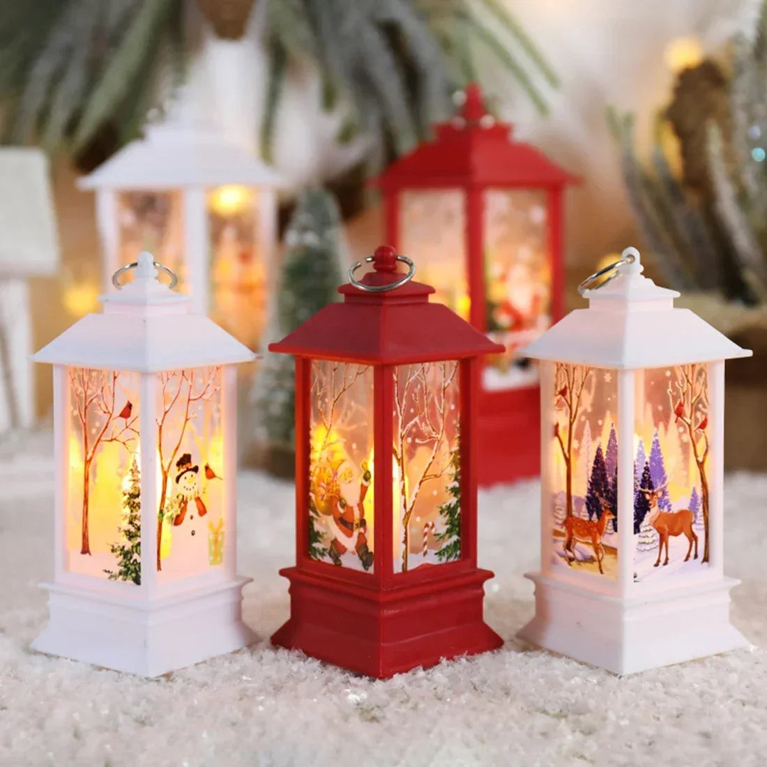 Christmas LED Candle Lantern