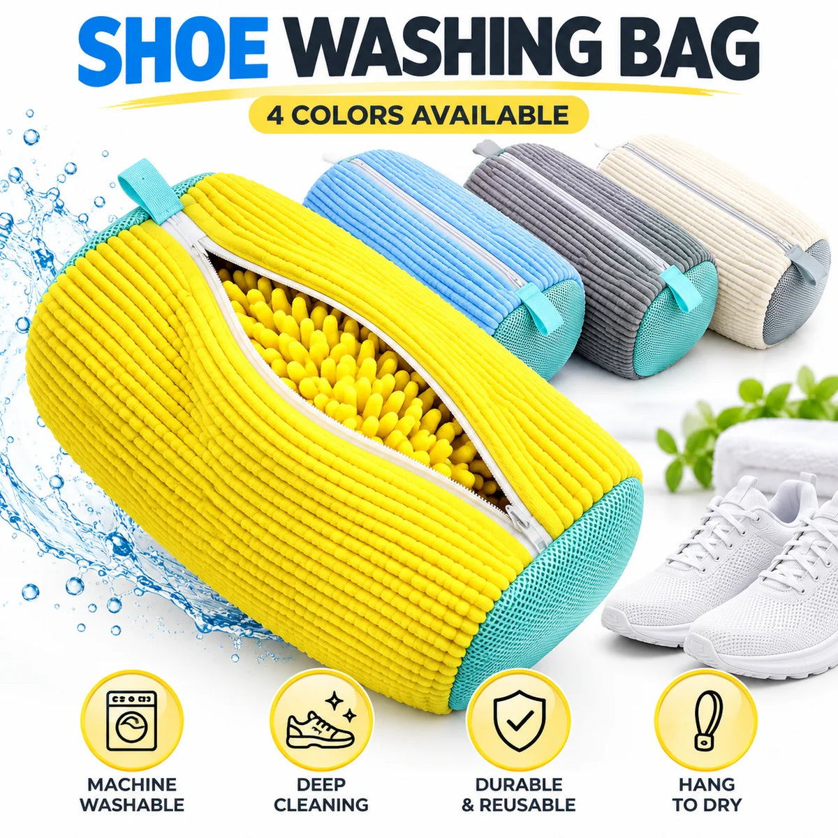 Padded Shoe Washing Bag