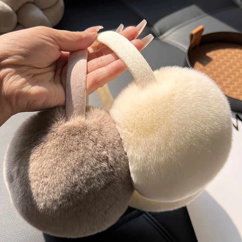 Folding Plush Winter Earmuffs