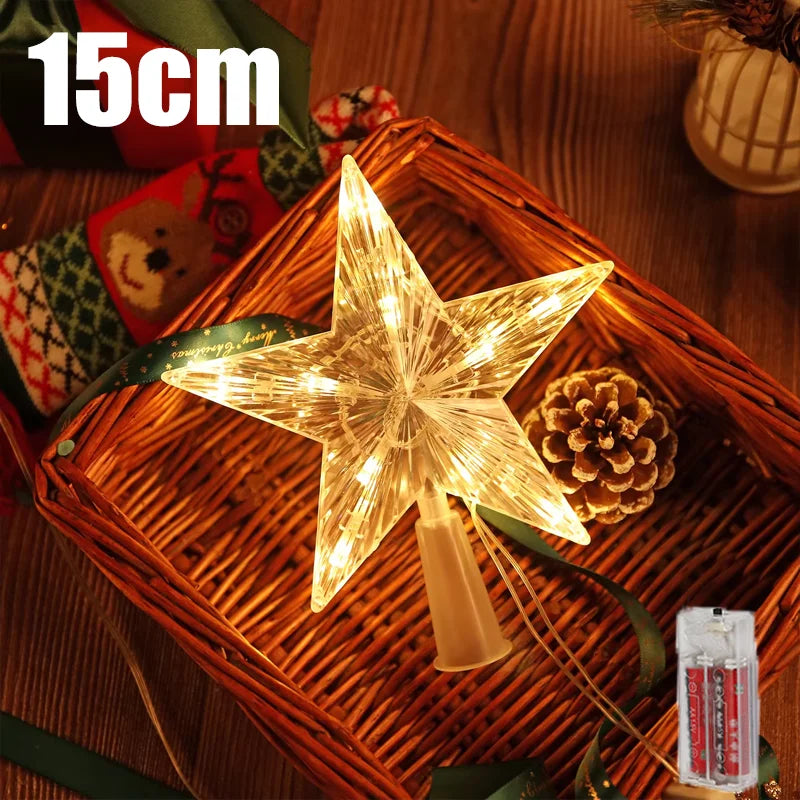 Light-Up Christmas Tree Star Topper