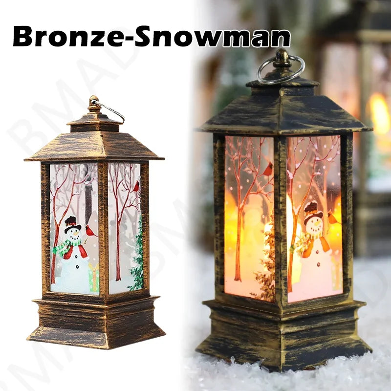Christmas LED Candle Lantern